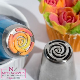 Sugar and Crumbs Nifty Nozzles - 10 petal rose-